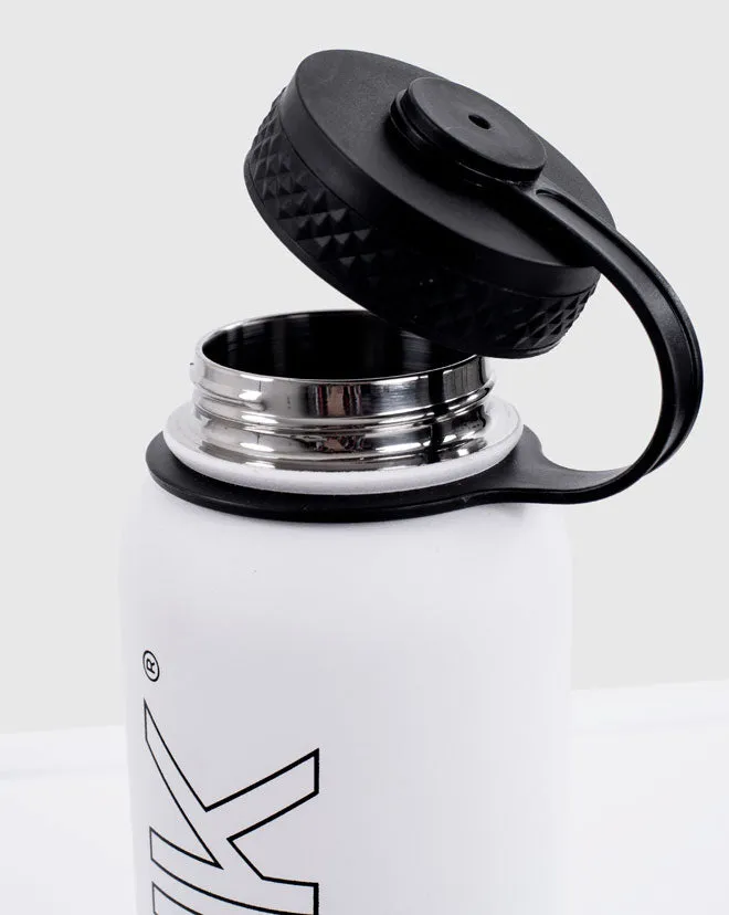 BIINK Stainless Steel 1L Water Bottle - Crisp White