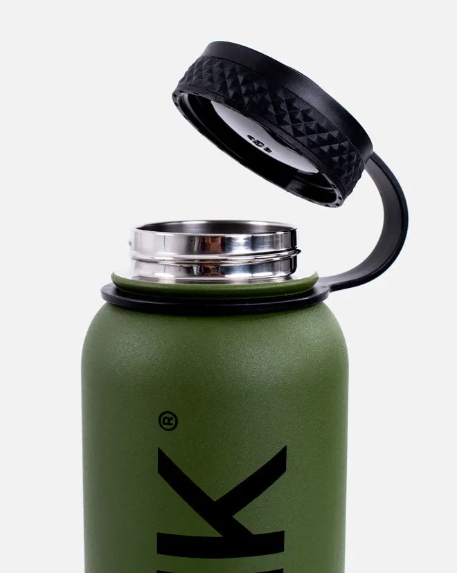 BIINK Stainless Steel 1L Water Bottle - Military Green