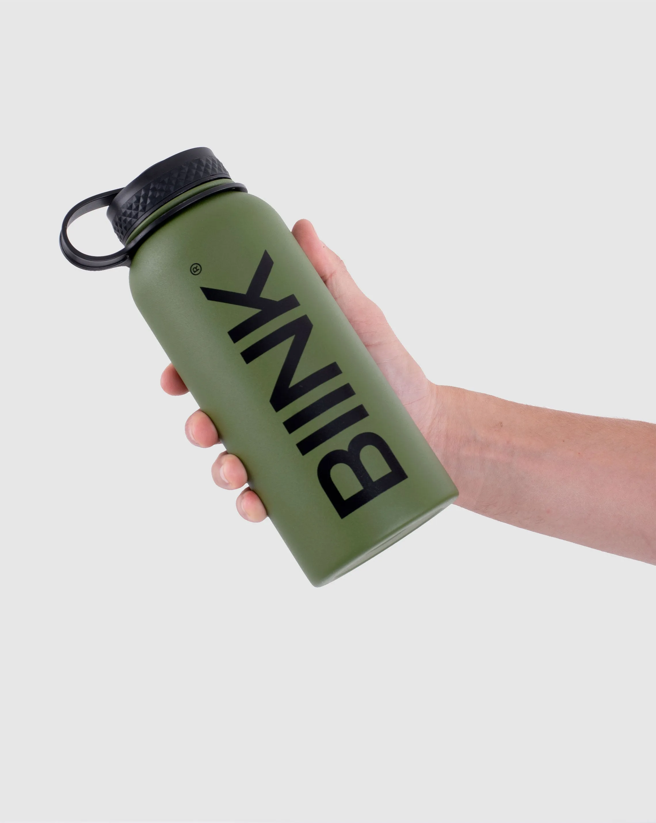 BIINK Stainless Steel 1L Water Bottle - Military Green
