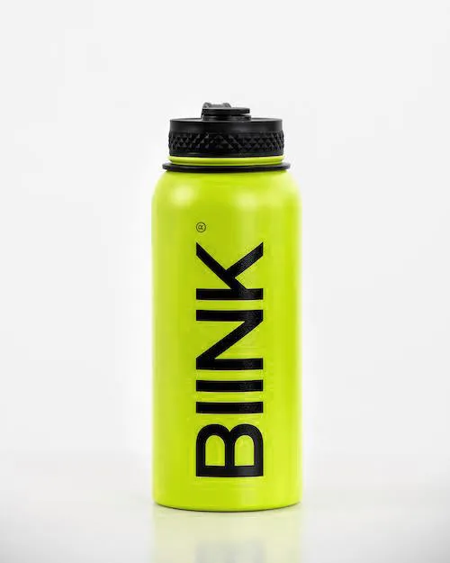 BIINK Stainless Steel 1L Water Bottle - Neon (NFS)
