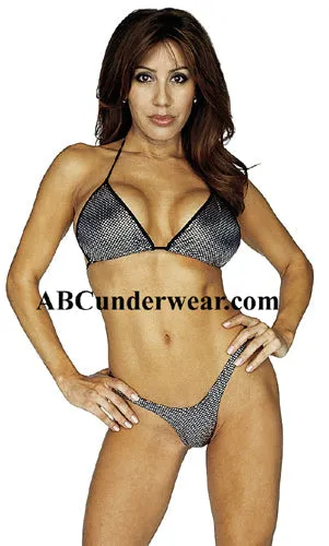 Clearance Sale: Elegant Women's Foil Dot Bikini 2 Pc Set