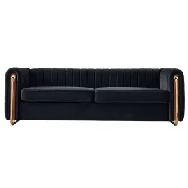 Contemporary Velvet Sofa Couch For Living Room by Couch.com