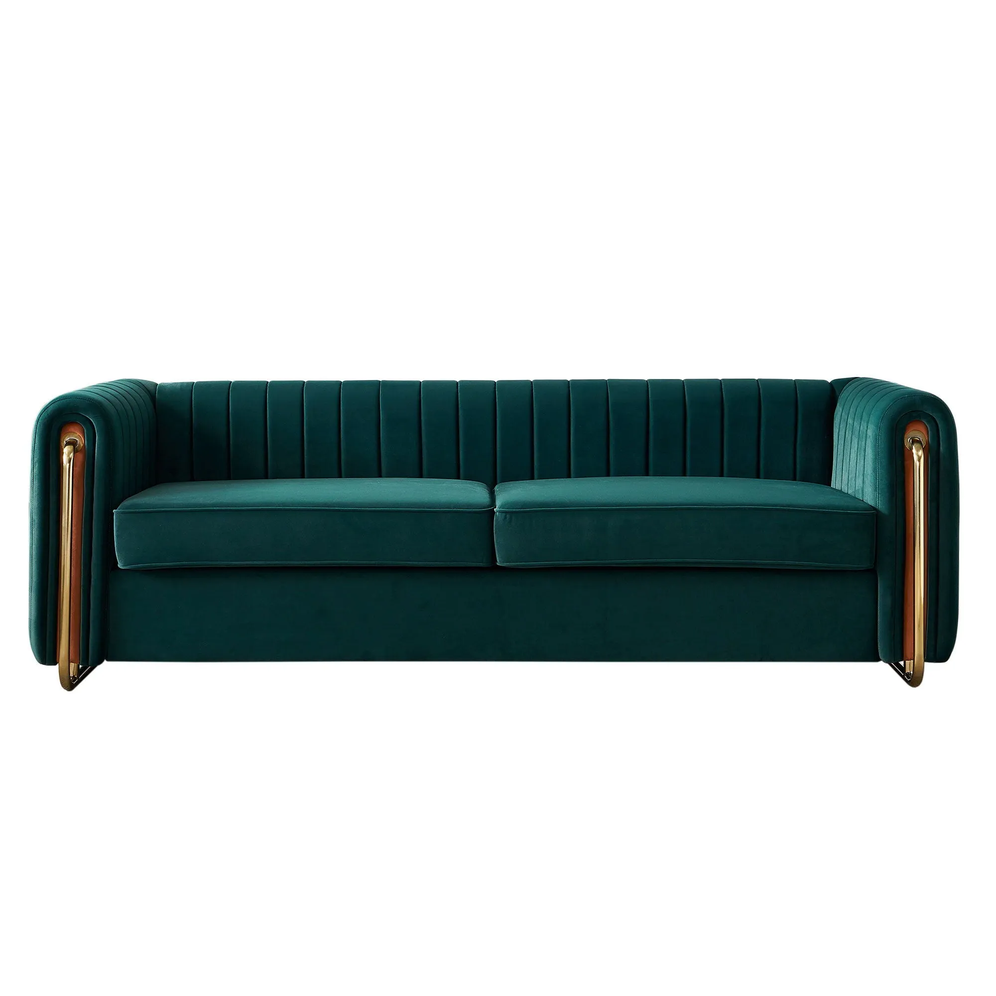 Contemporary Velvet Sofa Couch For Living Room by Couch.com