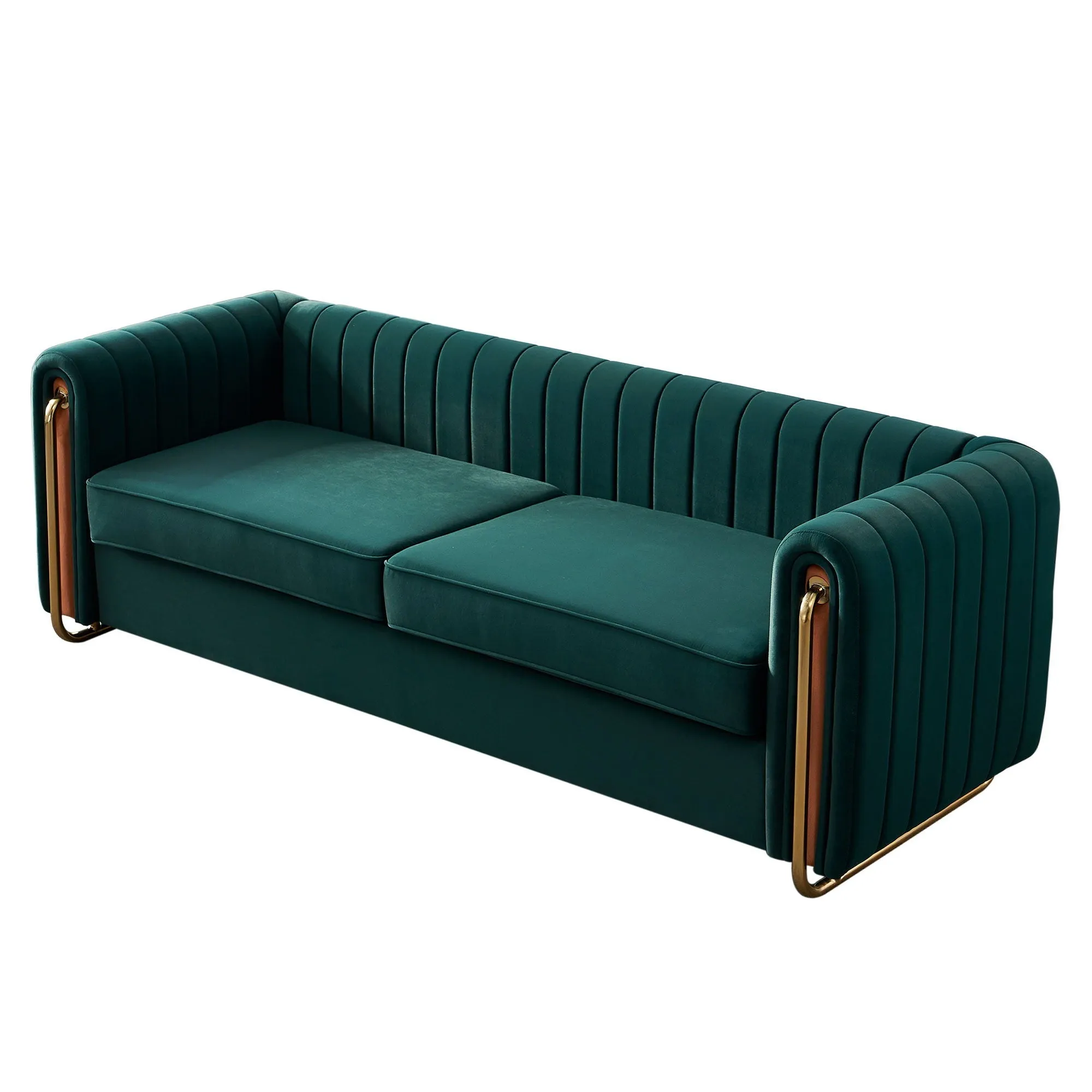 Contemporary Velvet Sofa Couch For Living Room by Couch.com