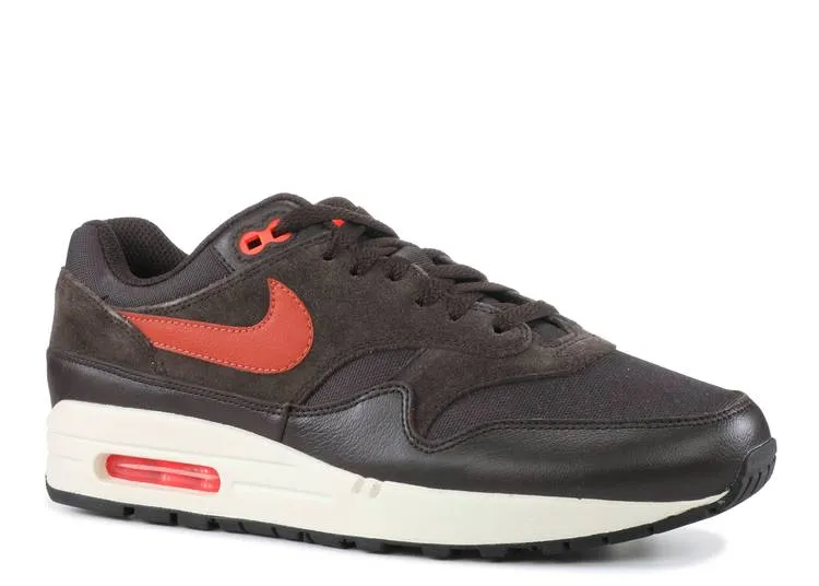 Nike AIR MAX 1 PREMIUM 'VELVET BROWN' sneakers, brown