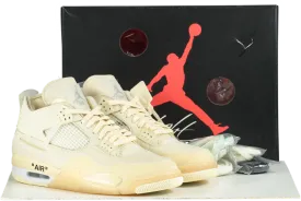 Nike CV9388 Off White Sail Air Jordan 4 Retro SP Trainers UK 9.5👟