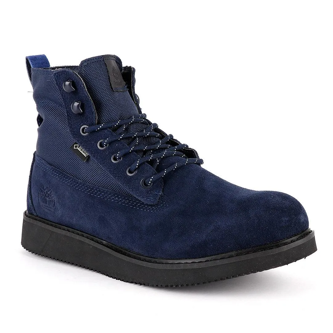 Timberland Icon Roll-Top Navy Blue Leather Boot