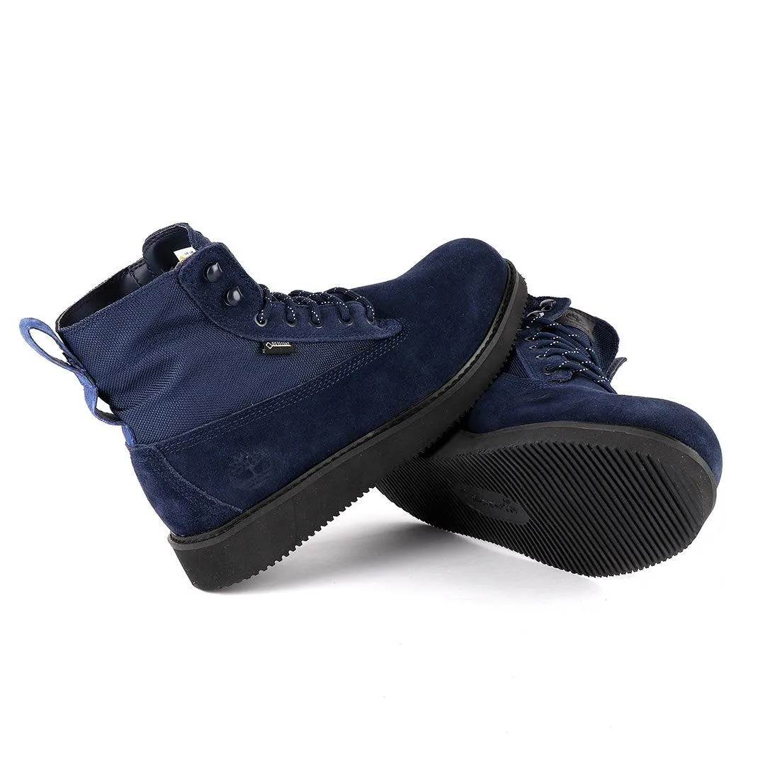 Timberland Icon Roll-Top Navy Blue Leather Boot