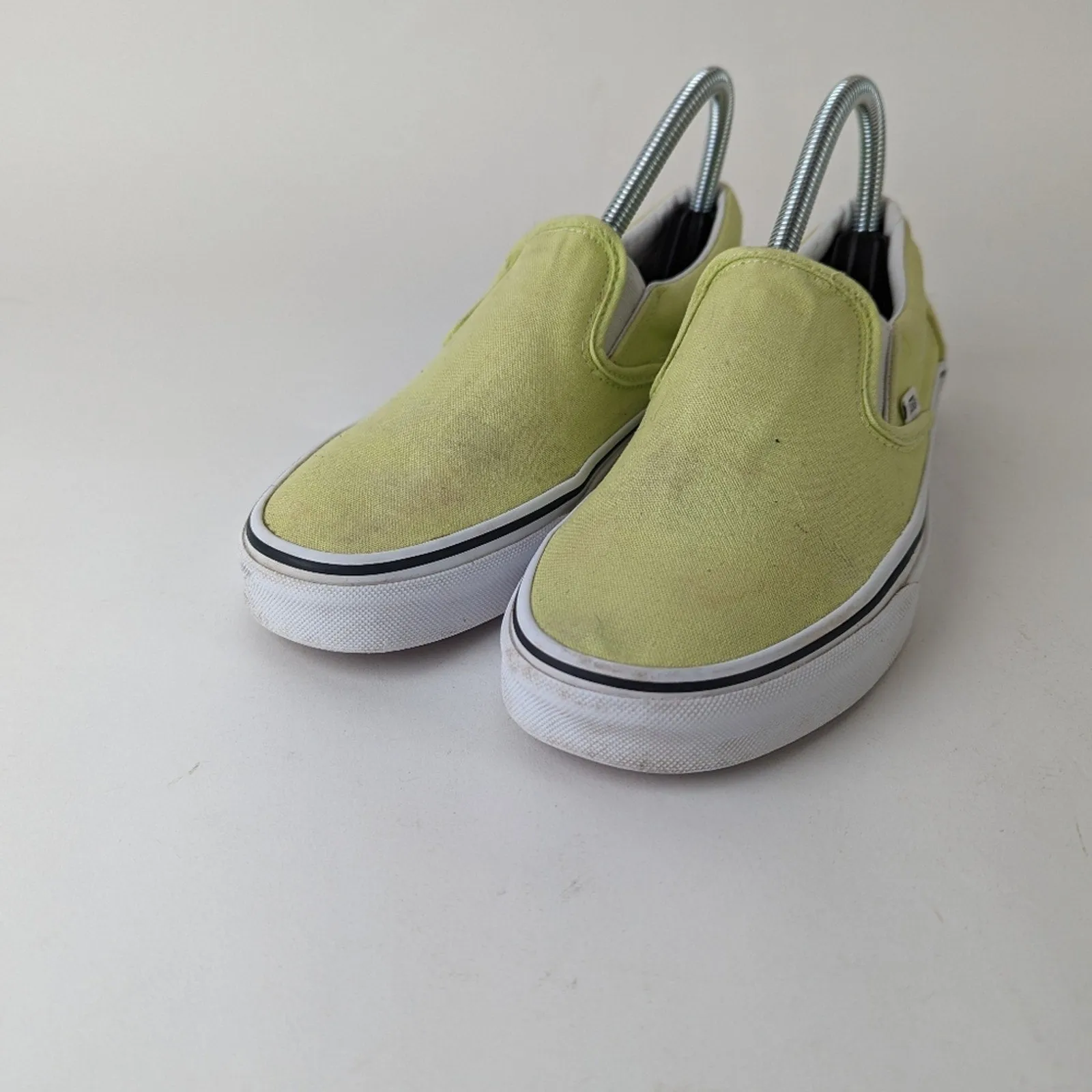 Vans Lime Green Loafers 6.5/8