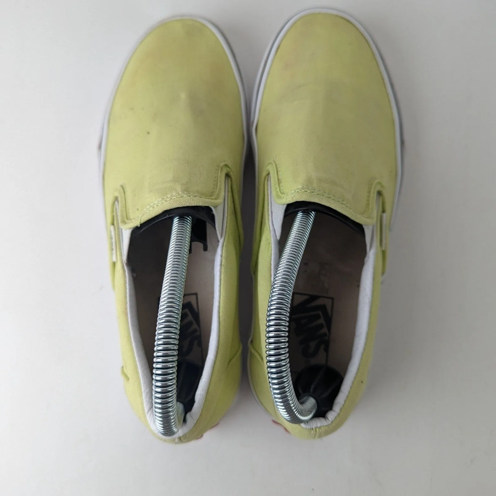 Vans Lime Green Loafers 6.5/8