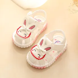xiangtuibao  Summer Baby Shoes Sandals Princess Shoes Soft Bottom Toddler Shoes Children's Sandals Embroidered Baby Girl Shoes Baby Shoes 0-2 Years Old